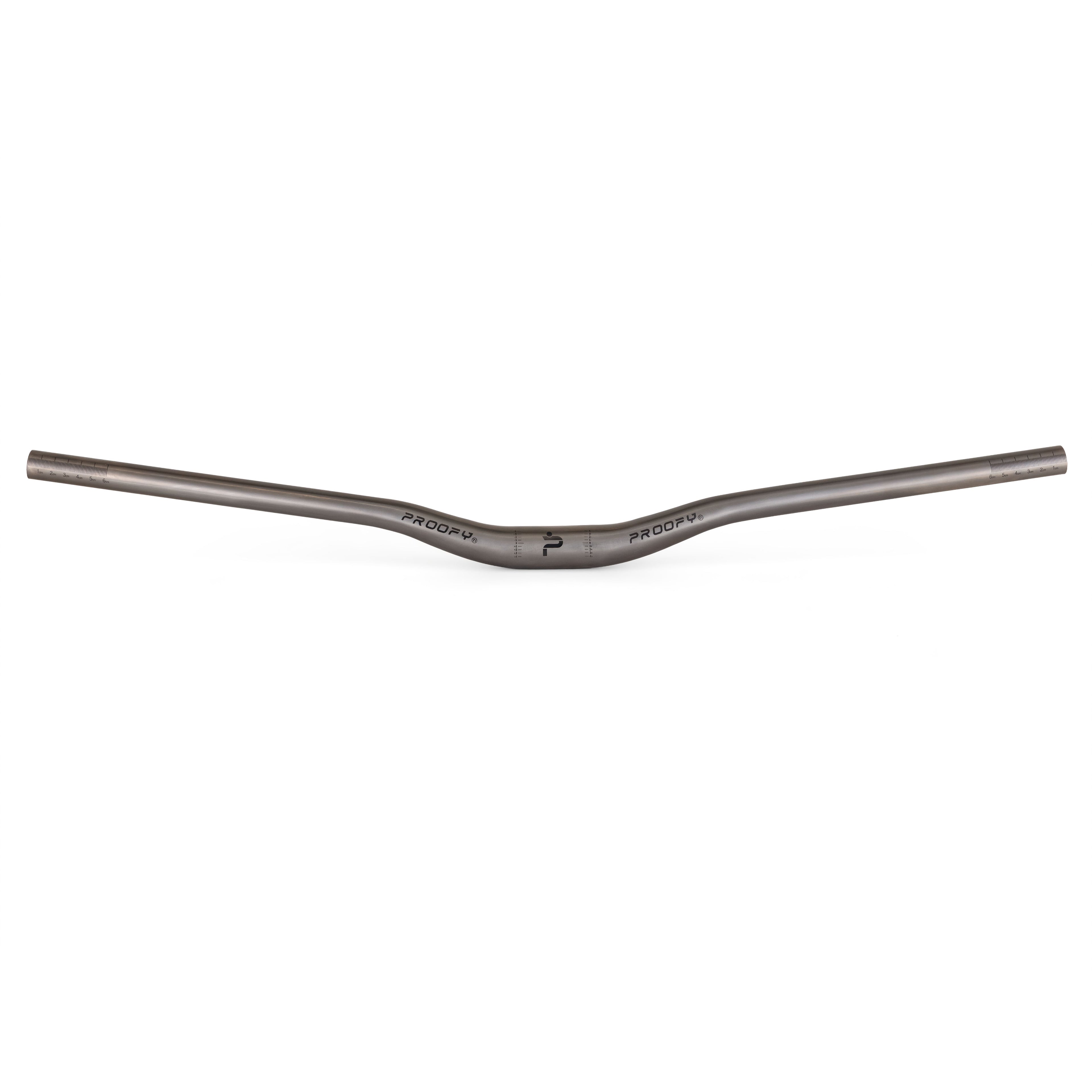 PROOFY Raw polish titanium handlebars