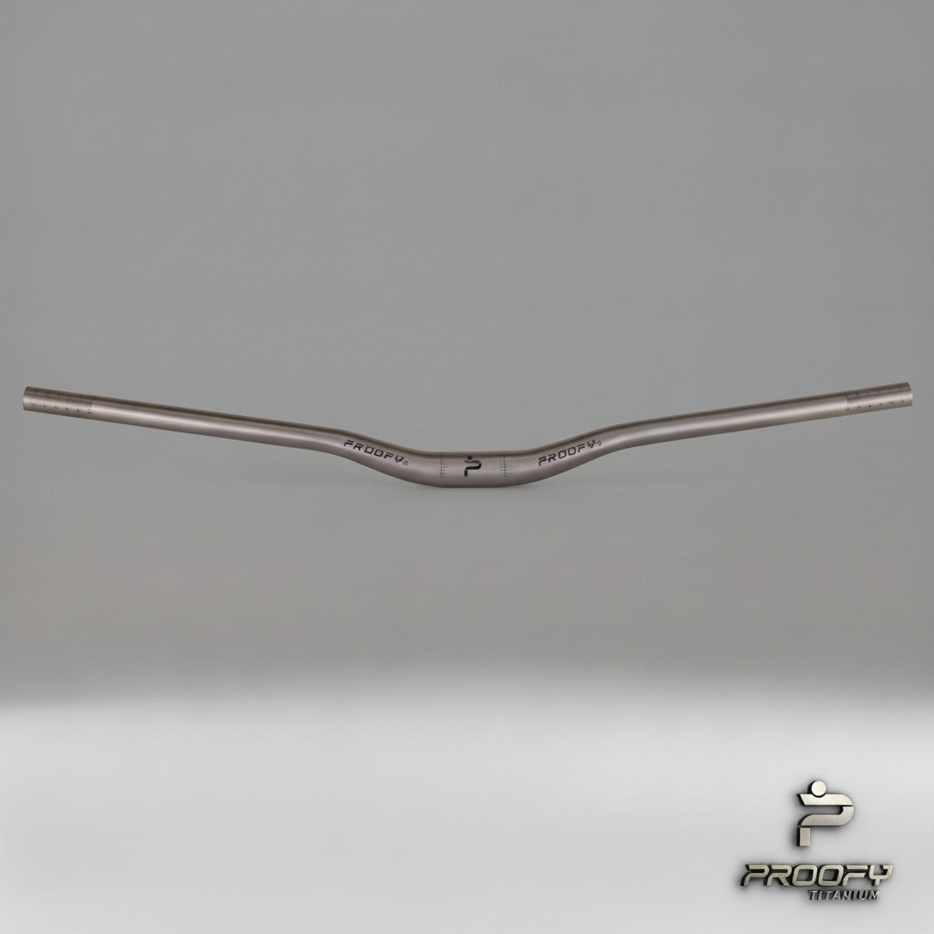PROOFY Raw polish titanium handlebars